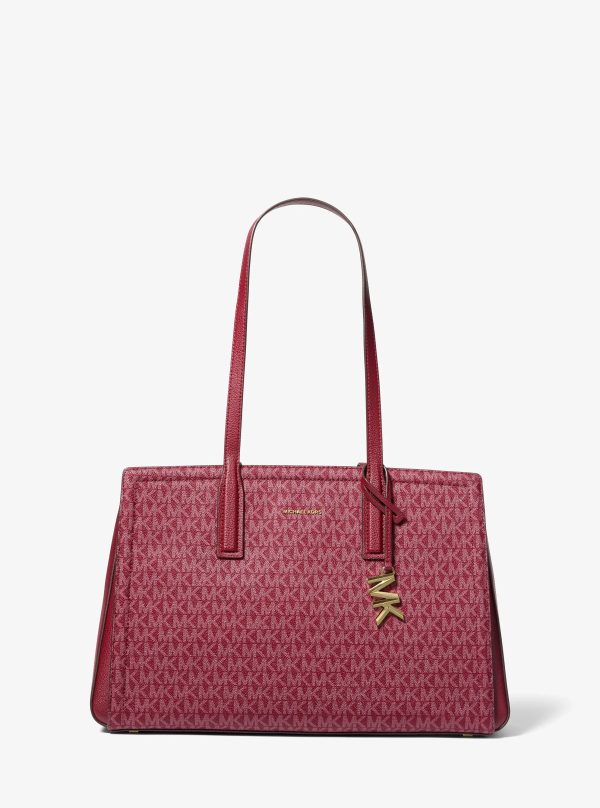 Michael Kors Laila Medium Signature Logo Tote Bag - Preorder