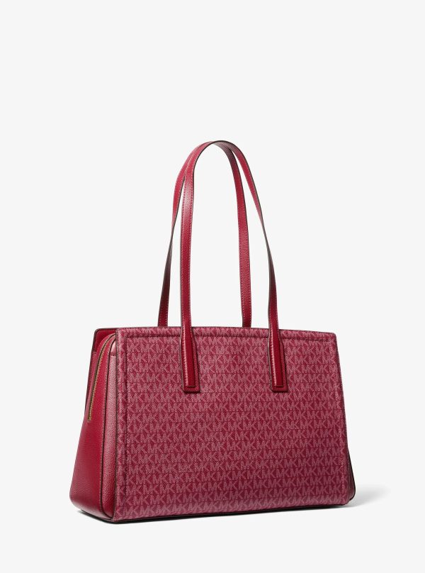 Michael Kors Laila Medium Signature Logo Tote Bag - Preorder