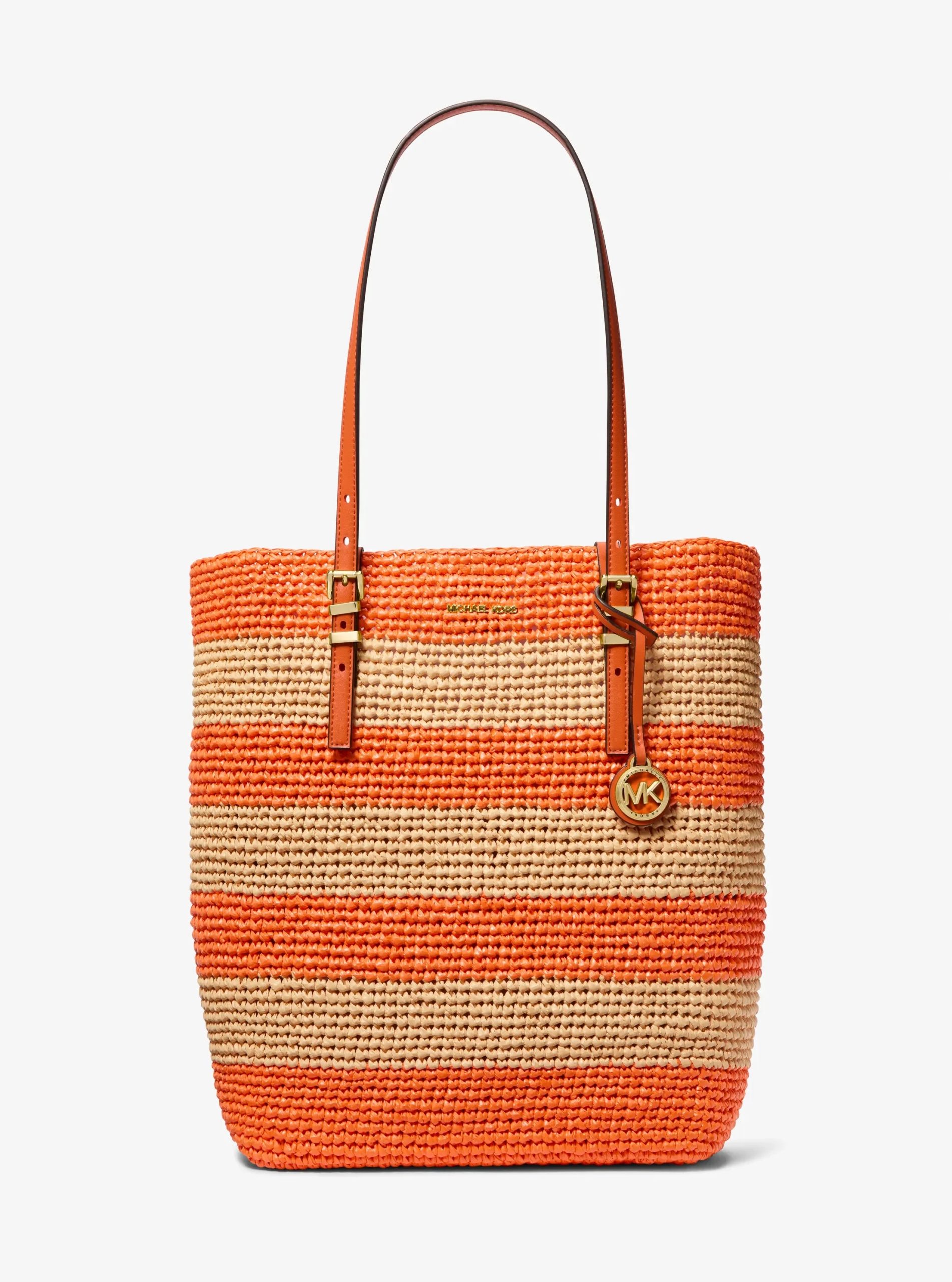 Michael Kors Quinn Large Hand-Crocheted Straw Tote Bag - Preorder