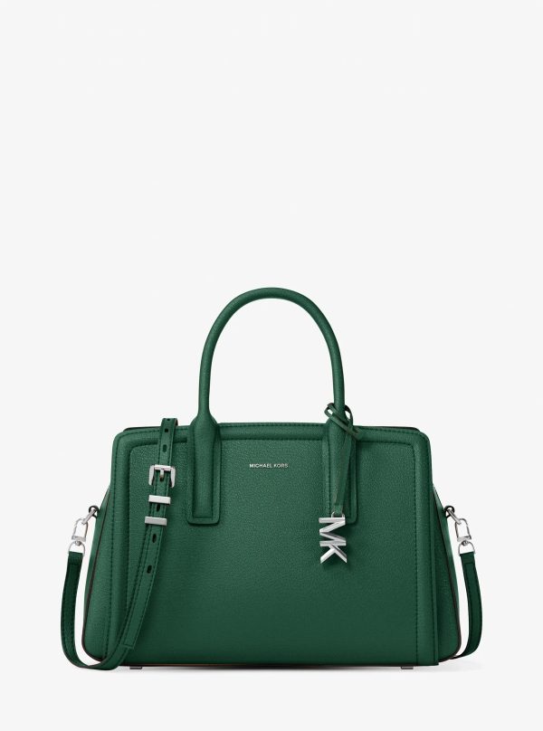 Michael Kors Laila Medium Leather Satchel - Preorder
