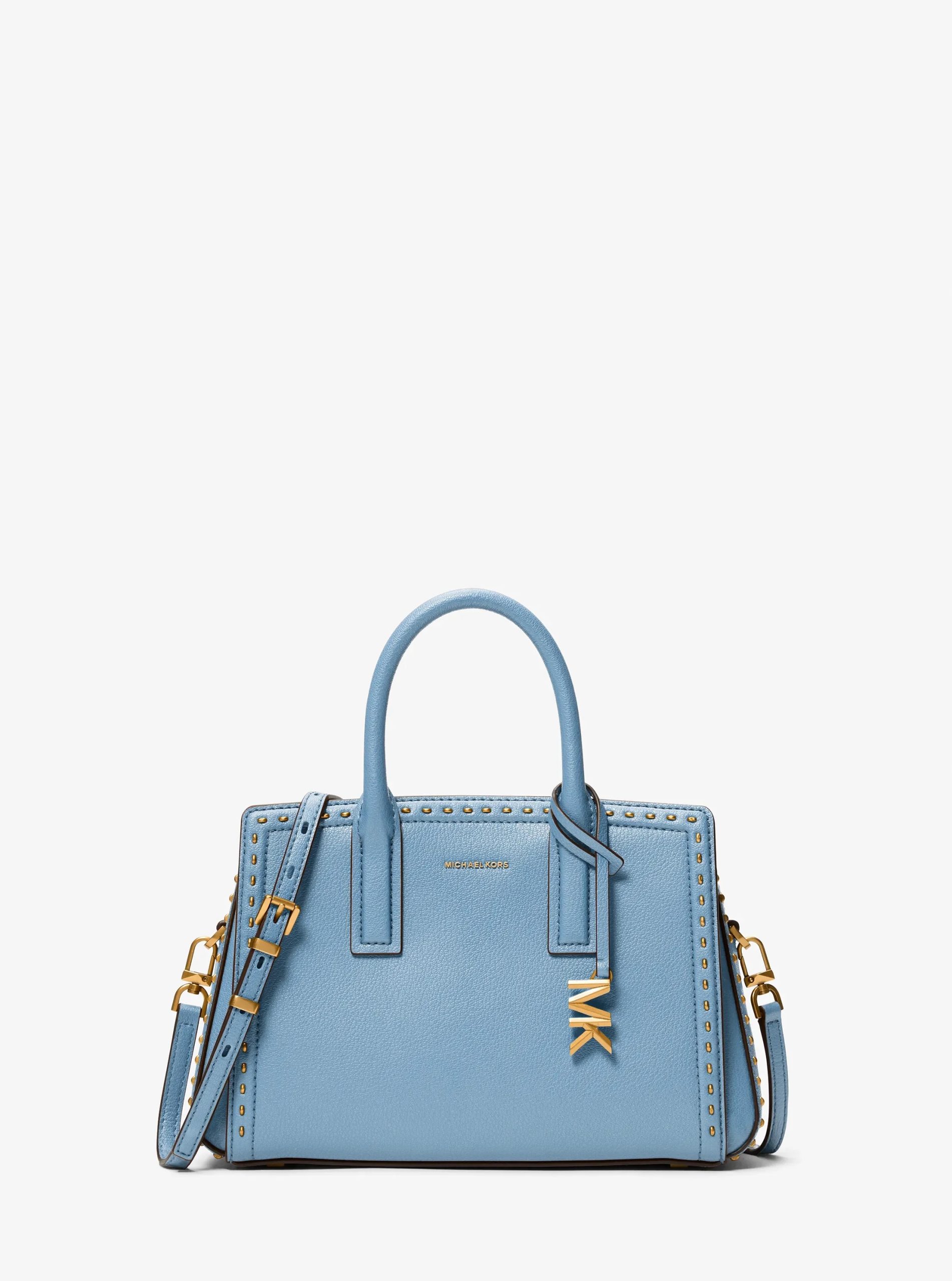 Michael Kors Laila Small Studded Leather Satchel - Preorder