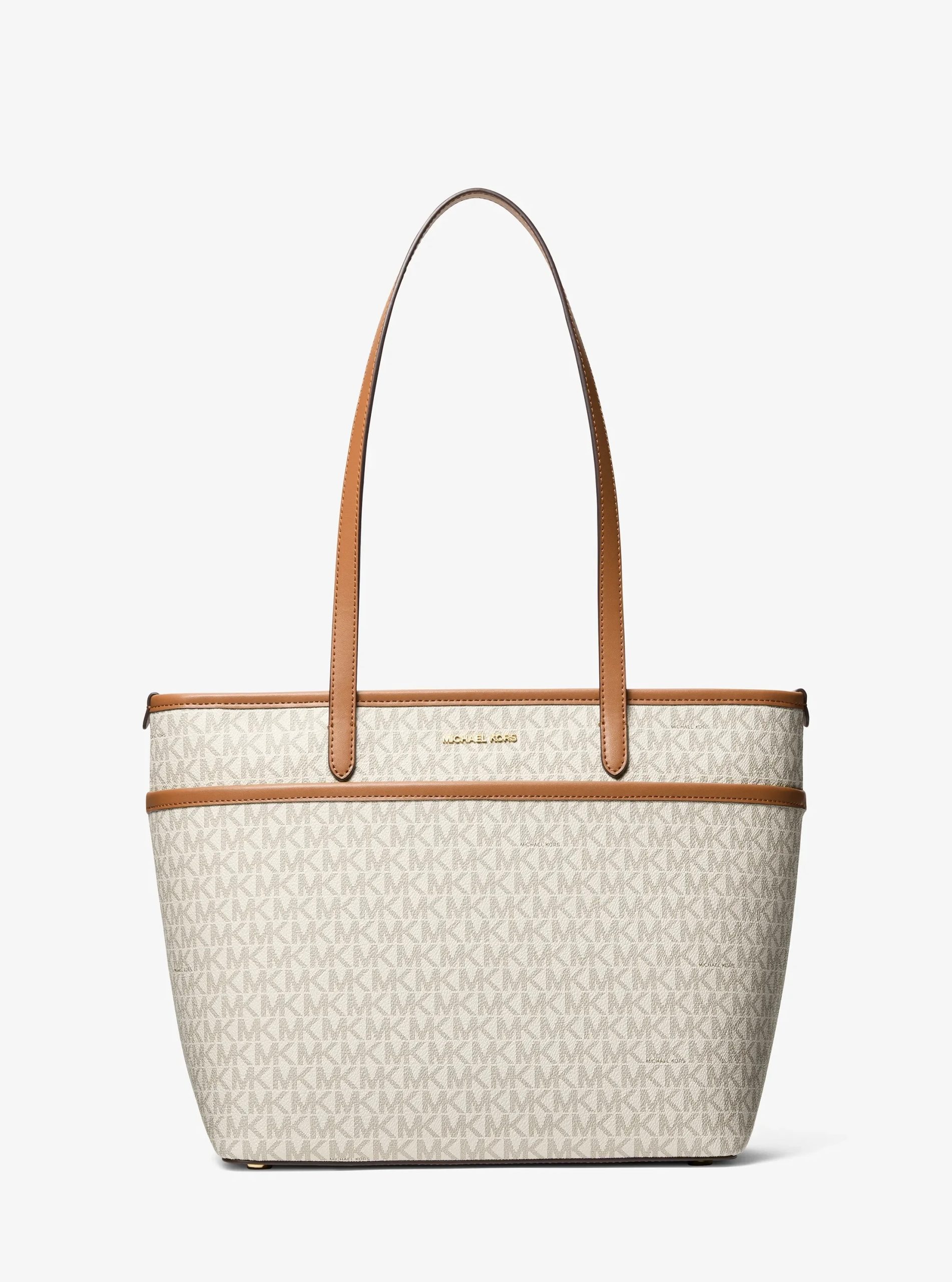 Michael Kors Marlowe Medium Signature Logo Pocket Tote Bag - Preorder