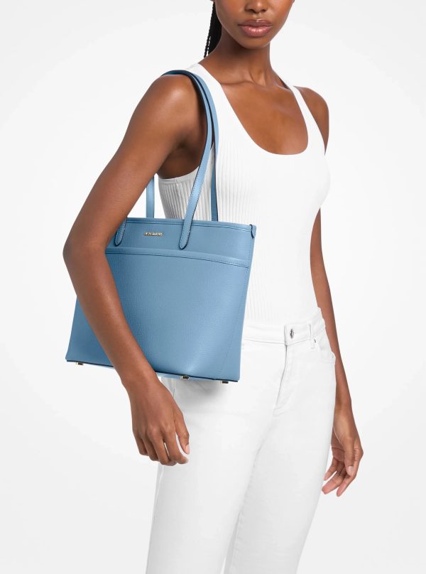 Michael Kors Marlowe Medium Pebbled Leather Pocket Tote Bag - Preorder