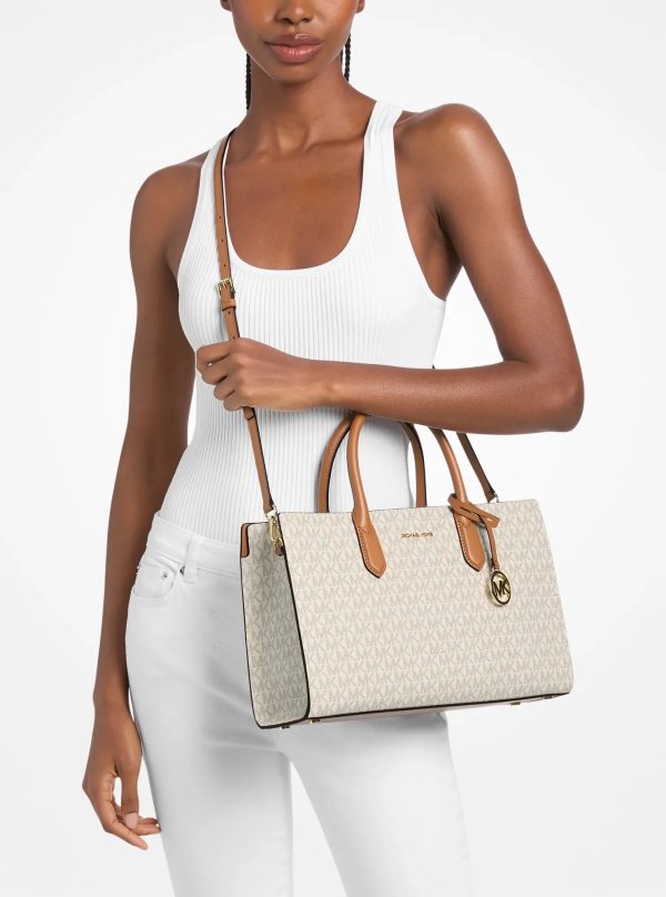 Michael Kors Scarlett Medium Signature Logo Satchel - Preorder