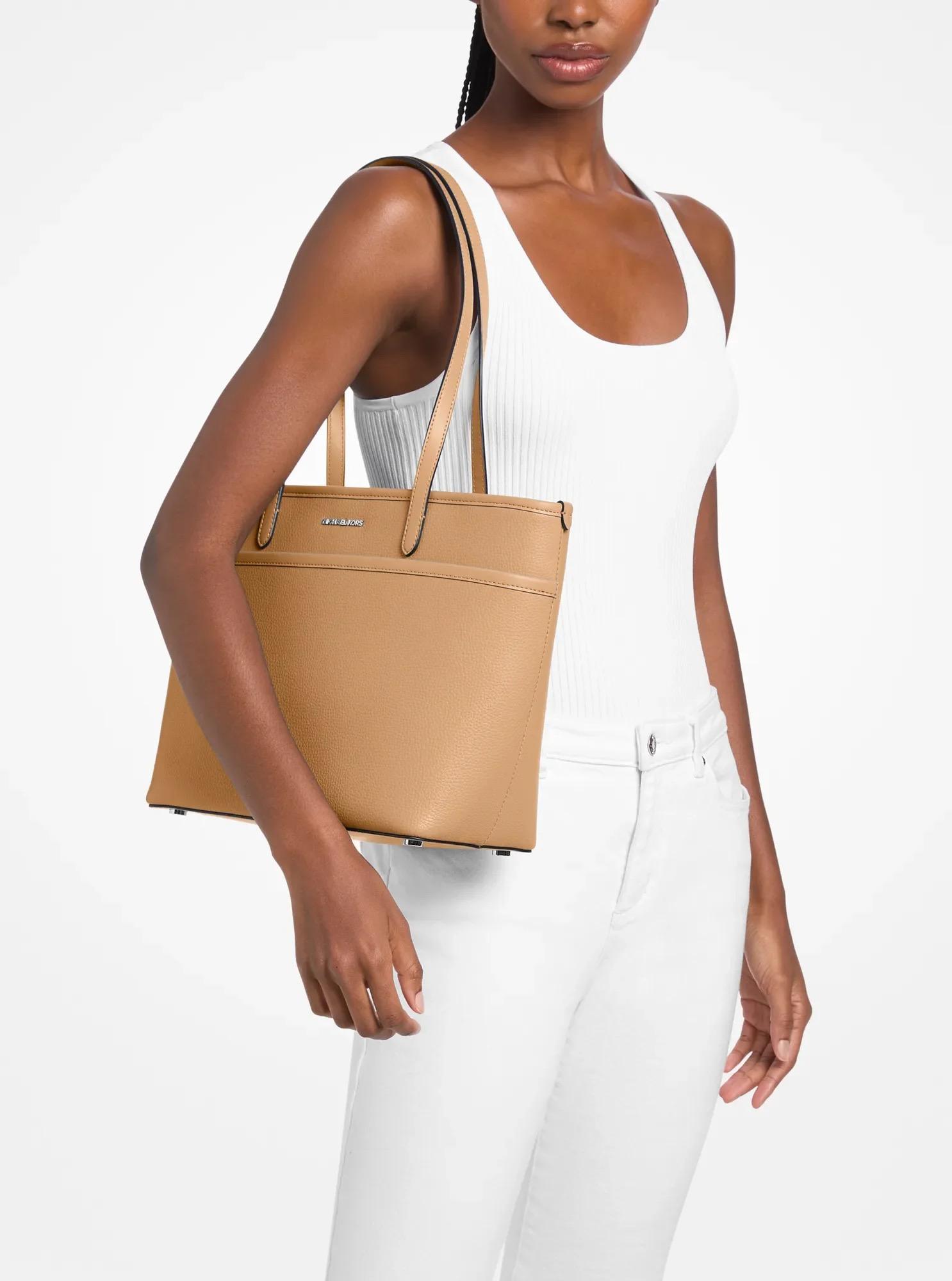 Michael Kors Marlowe Medium Pebbled Leather Pocket Tote Bag - Preorder