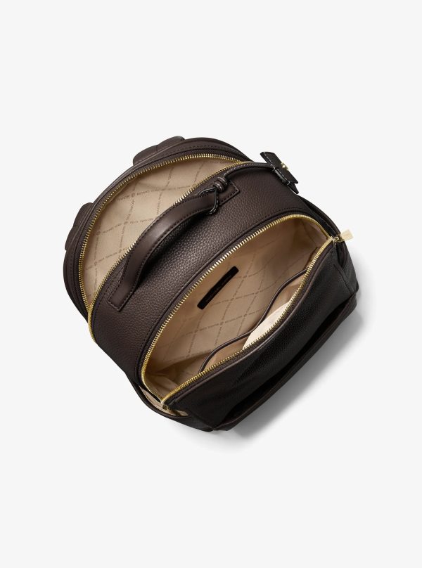 Michael Kors Sable Medium Pebbled Leather Backpack - Preorder