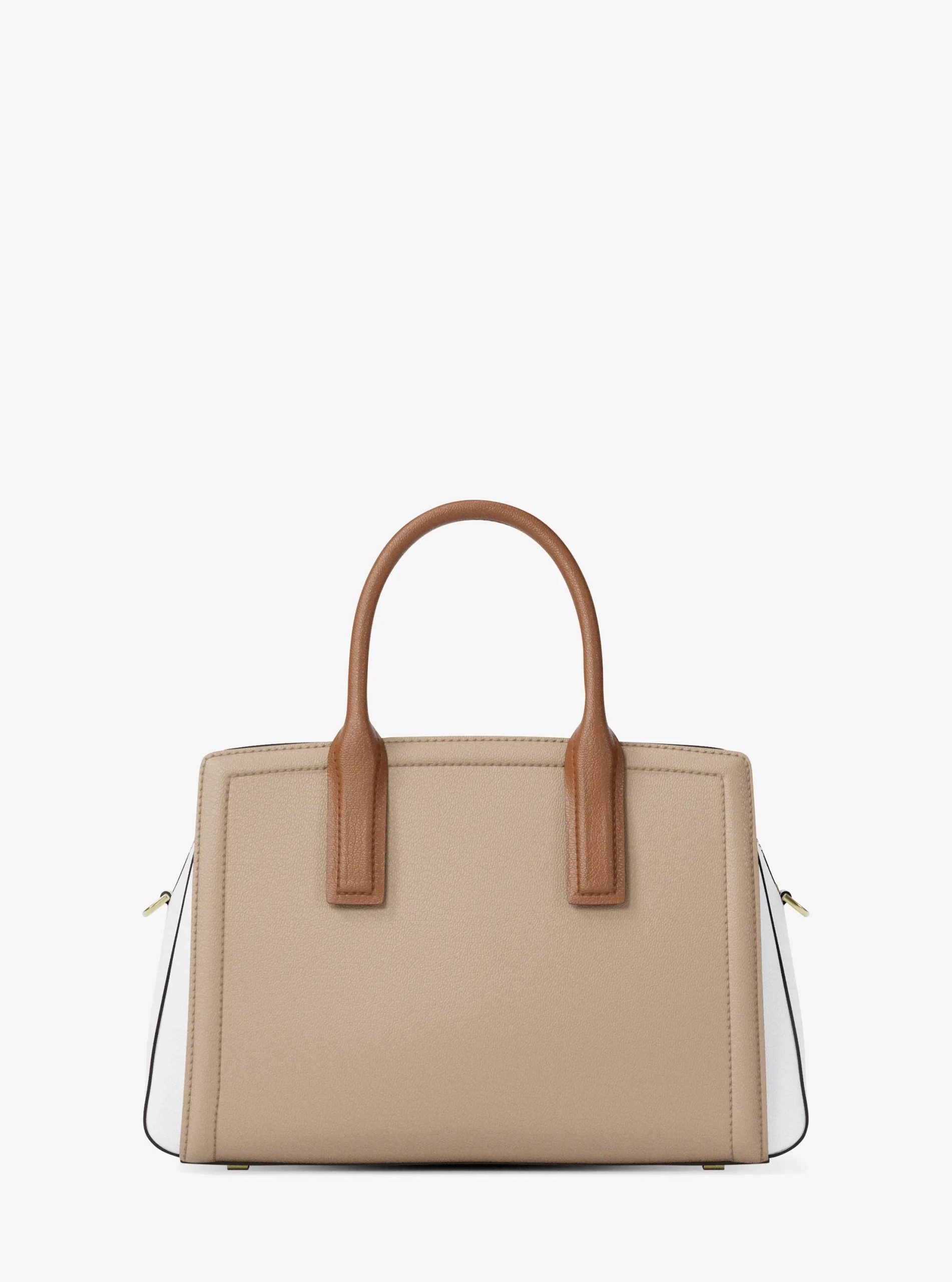 Michael Kors Laila Medium Color-Block Pebbled Leather Satchel - Preorder