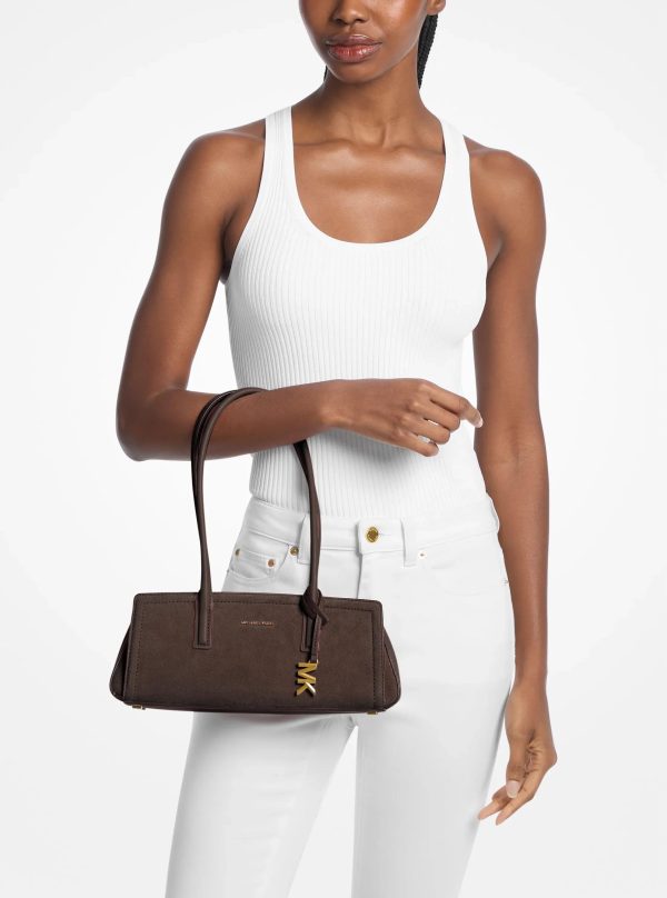 Michael Kors Laila Small Suede Shoulder Bag - Preorder