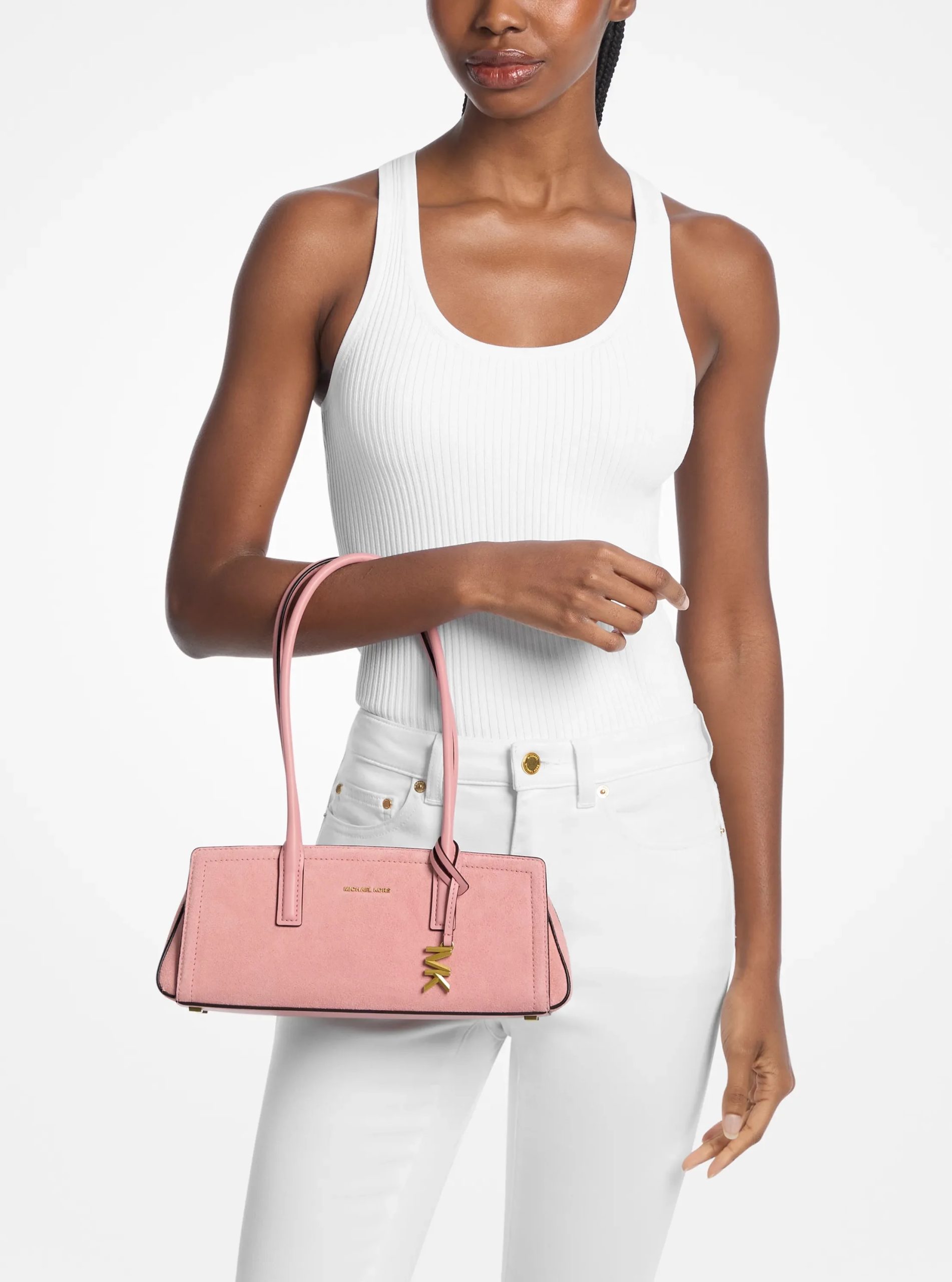Michael Kors Laila Small Suede Shoulder Bag - Preorder - Image 15