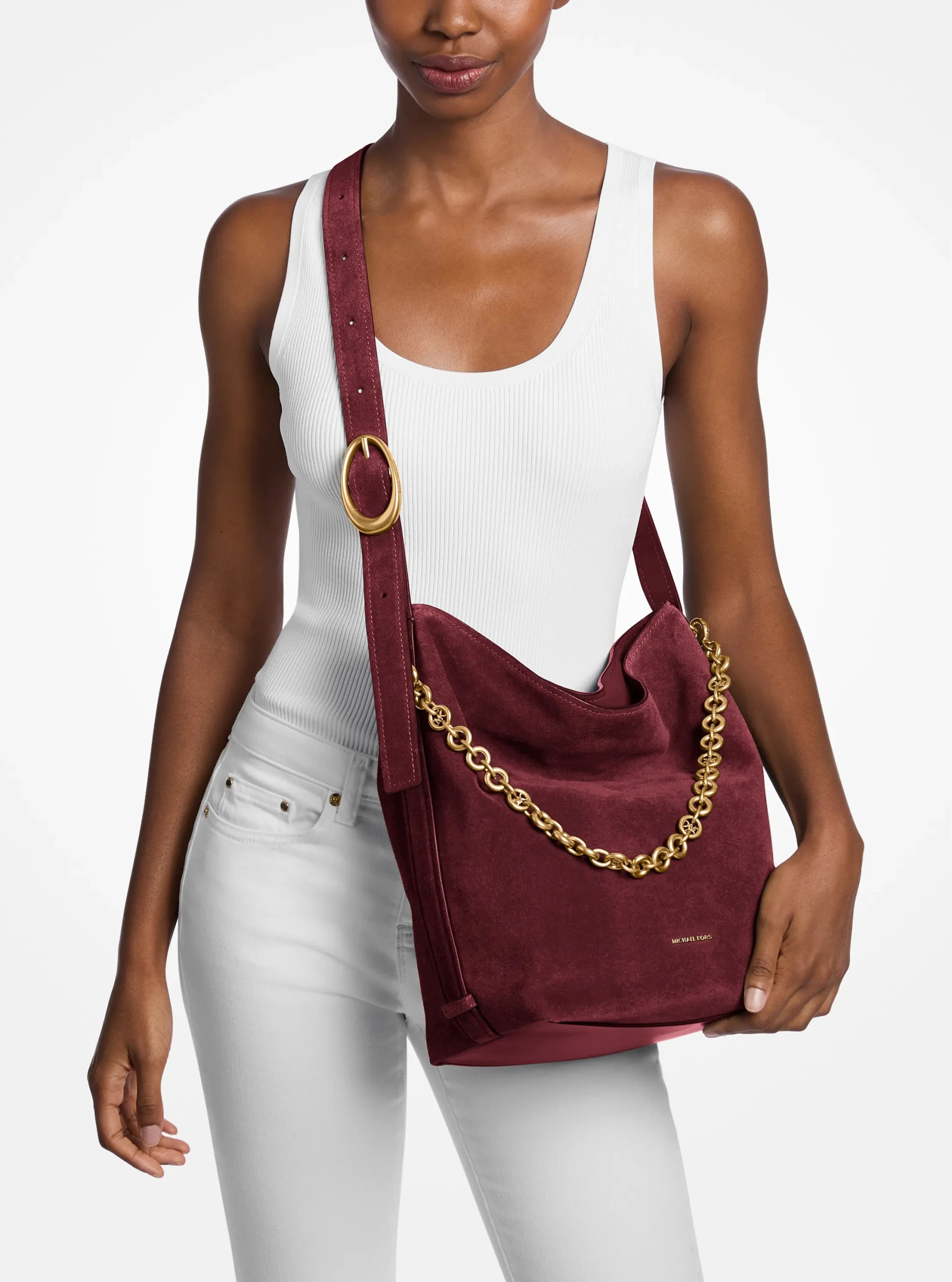 Michael Kors Nolita Large Suede Bucket Tote Bag - Preorder