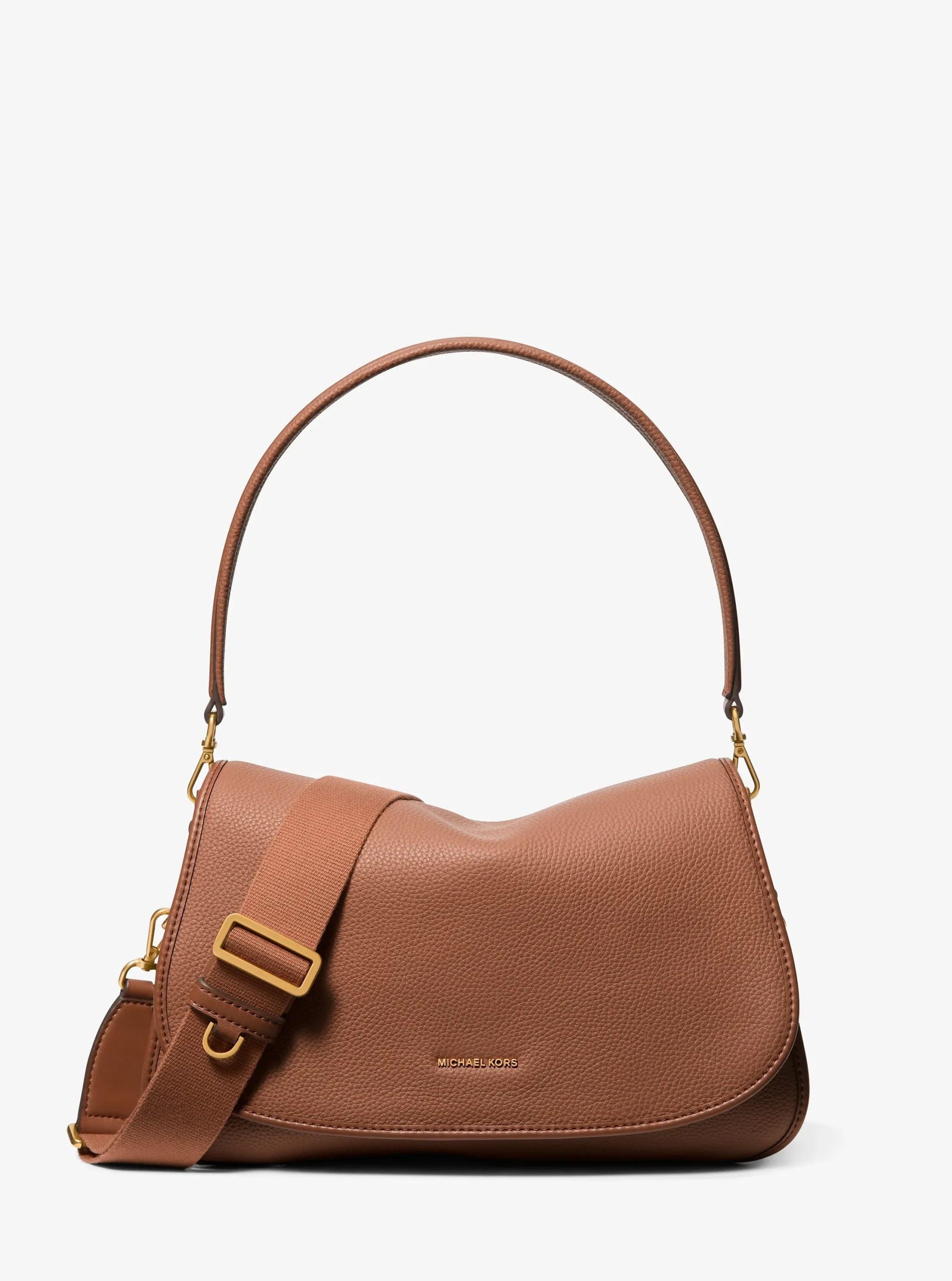 Michael Kors Holmes Medium Pebbled Leather Convertible Messenger Bag - Preorder