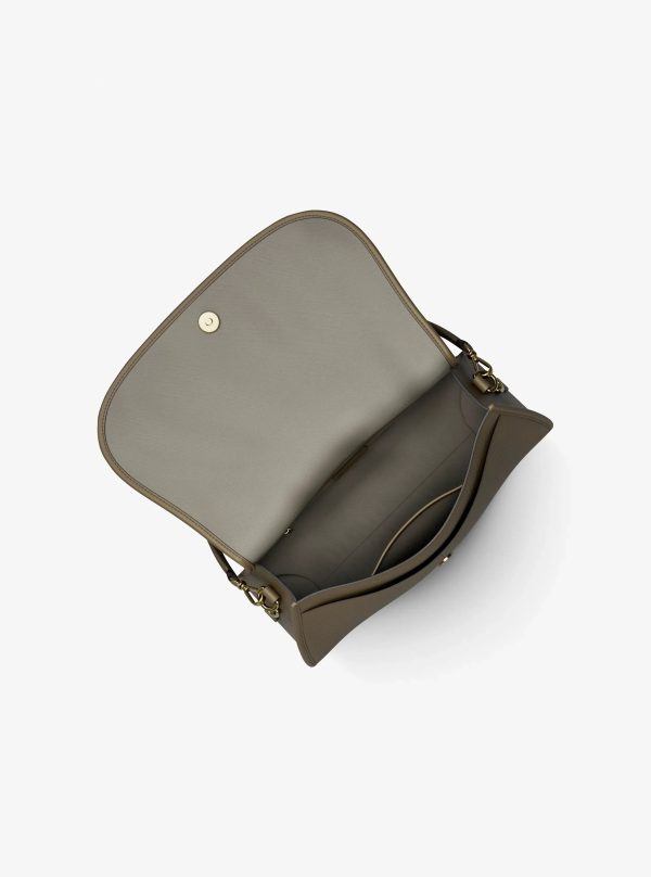 Michael Kors Holmes Medium Pebbled Leather Convertible Messenger Bag - Preorder