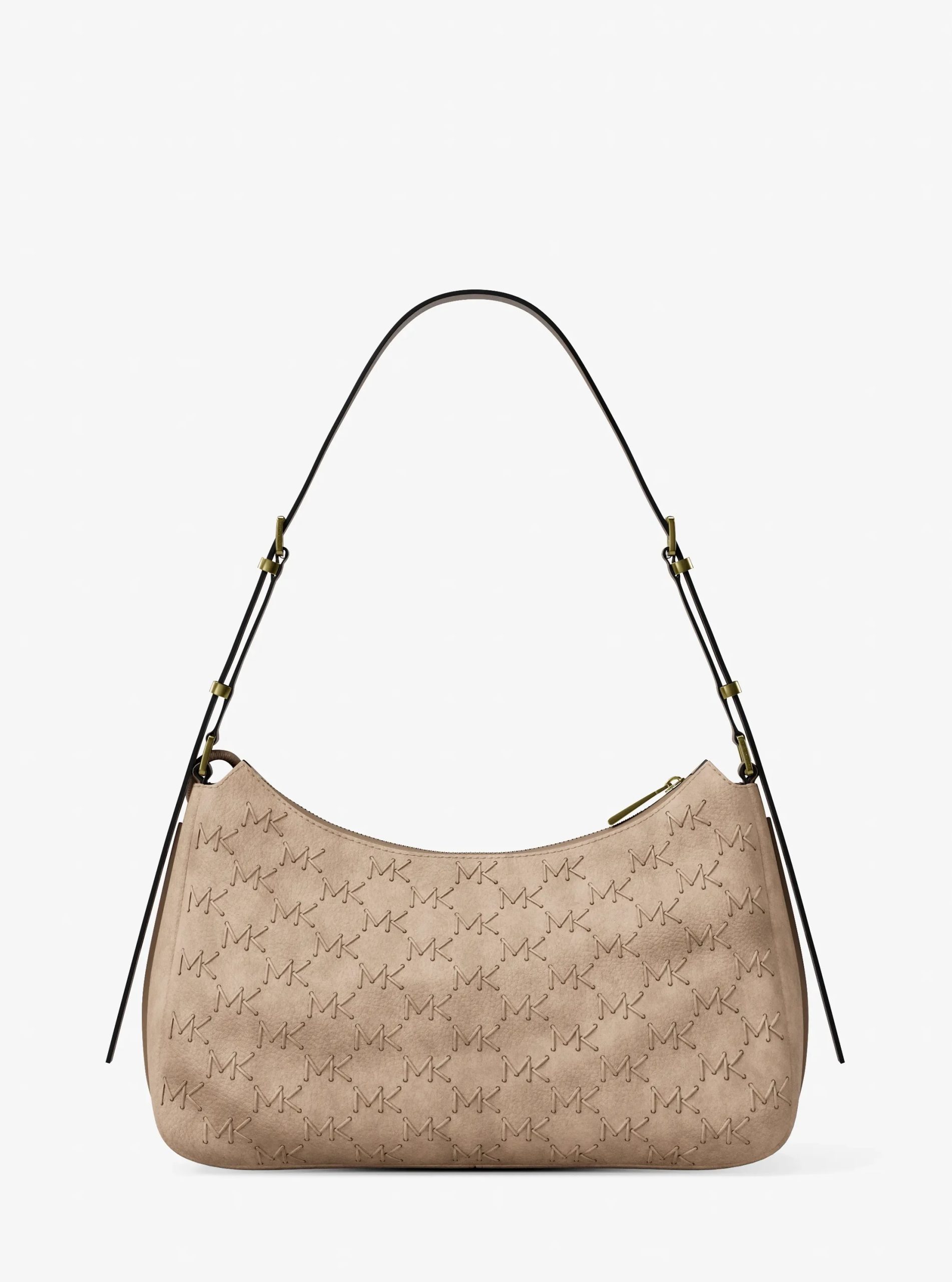 Michael Kors Nolita Medium Whipstitched Logo Leather Shoulder Bag - Preorder - Image 5
