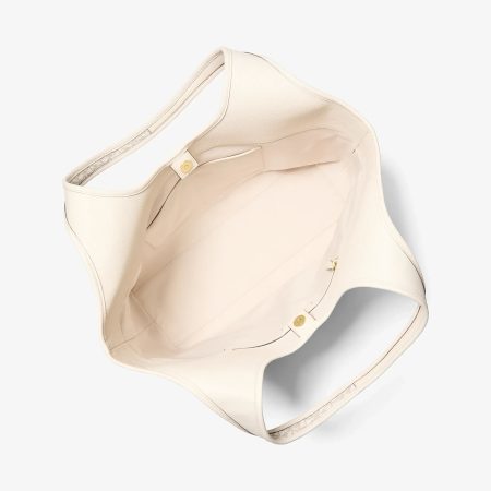 Michael Kors Henly Large Signature Logo and Textured Tote Bag - Preorder — Van Cream