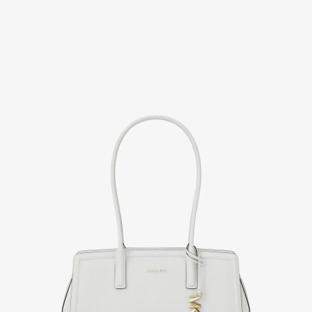 Michael Kors Laila Small Leather Shoulder Bag - Preorder — Eggshell