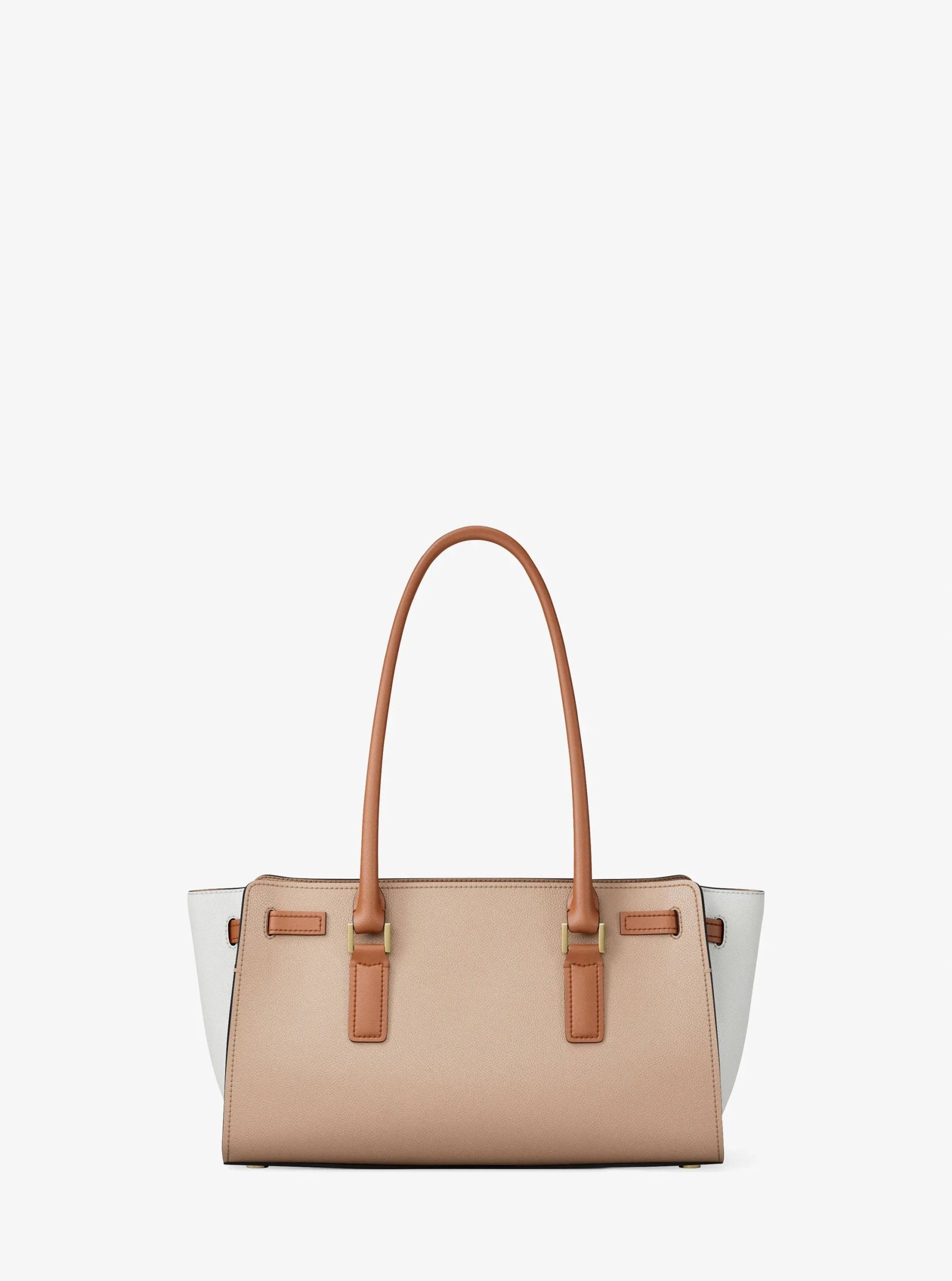 Michael Kors Hamilton Small Color-Blocked Leather Satchel - Preorder