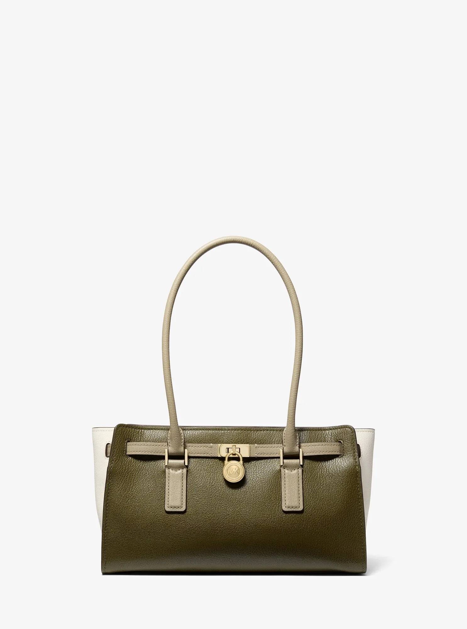 Michael Kors Hamilton Small Color-Blocked Leather Satchel - Preorder