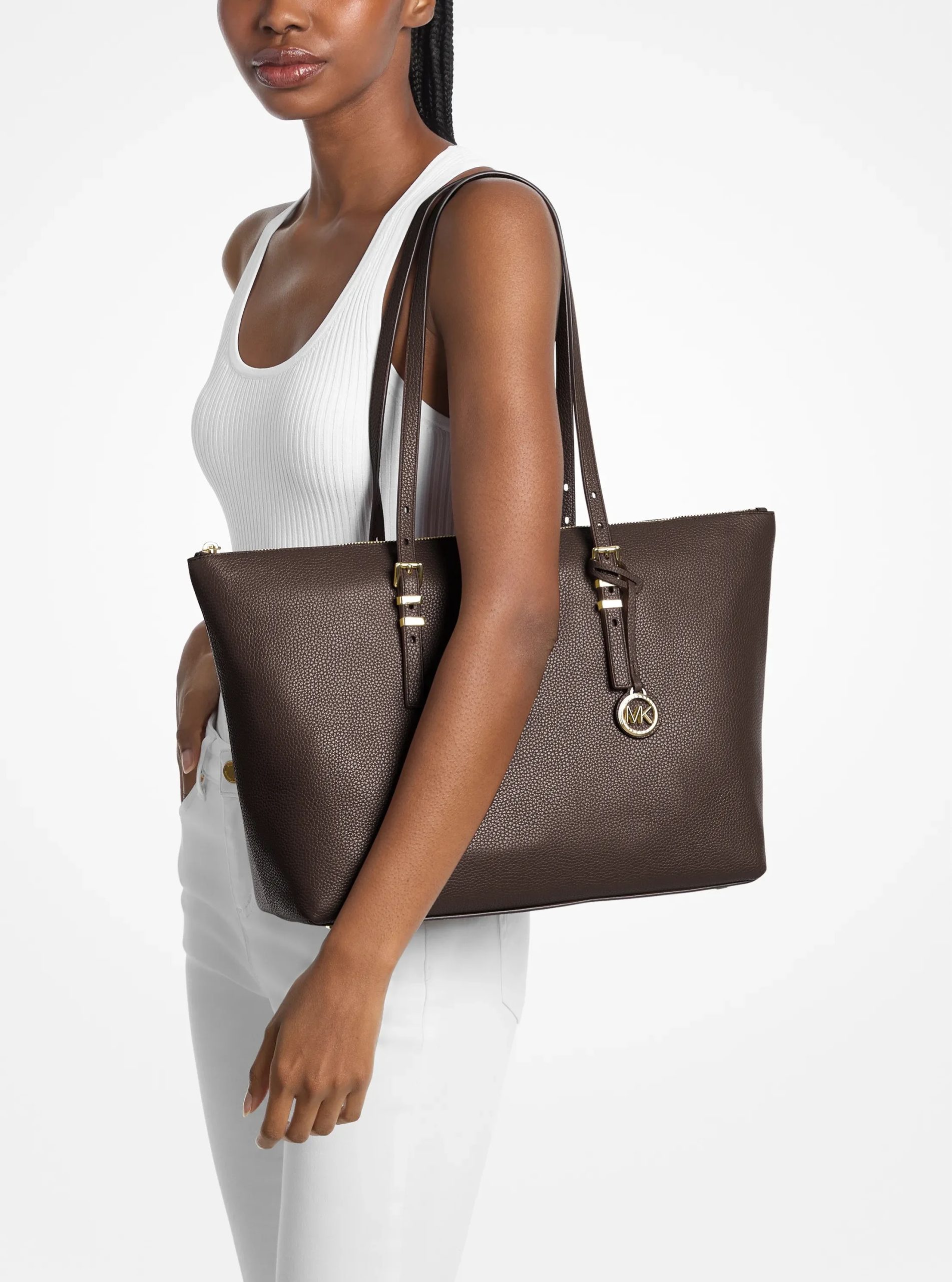 Michael Kors Quinn Large Pebbled Leather Tote Bag - Preorder