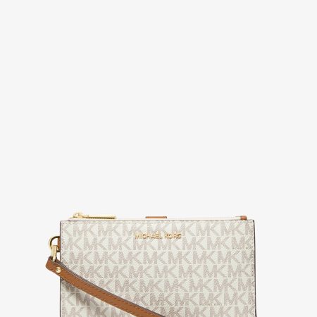 Michael Kors Adele Logo Smartphone Wallet - Preorder — Vanilla