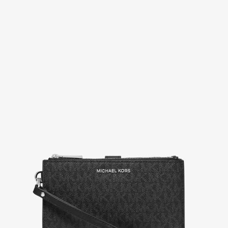 Michael Kors Adele Logo Smartphone Wallet - Preorder — Black