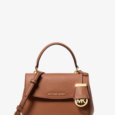 Michael Kors Ava Extra-Small Saffiano Leather Crossbody - Preorder — Luggage