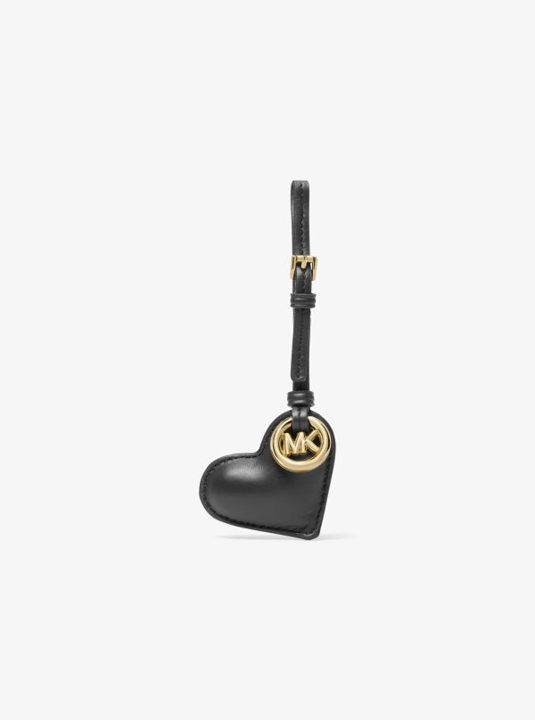 Michael Kors Puffy Heart Leather Bag Charm - Preorder