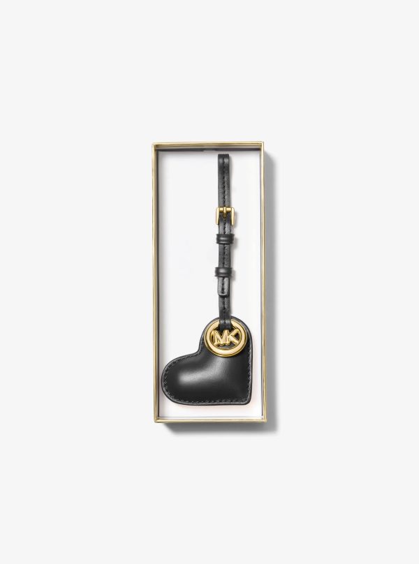 Michael Kors Puffy Heart Leather Bag Charm - Preorder