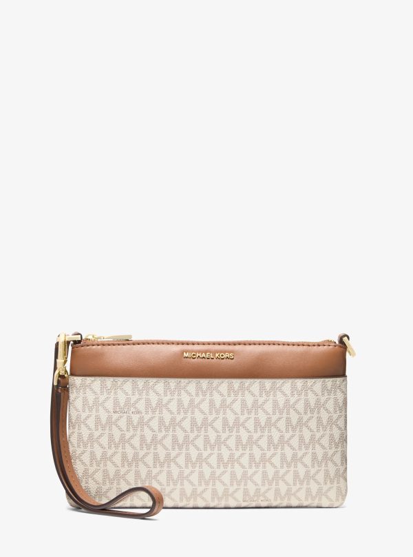 Michael Kors Jet Set Medium Signature Logo Wristlet - Preorder