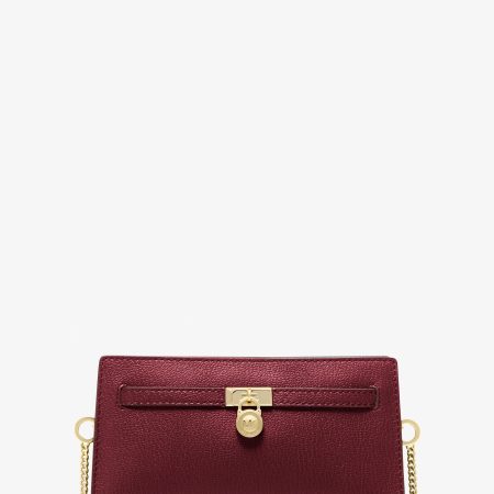 Michael Kors Hamilton Extra-Small Leather Convertible Crossbody Bag - Preorder — Deep Red