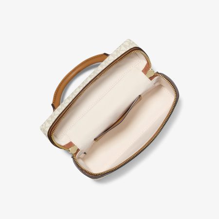 Michael Kors Jana Extra-Small Signature Logo Convertible Crossbody Bag - Preorder — Vanilla Acorn