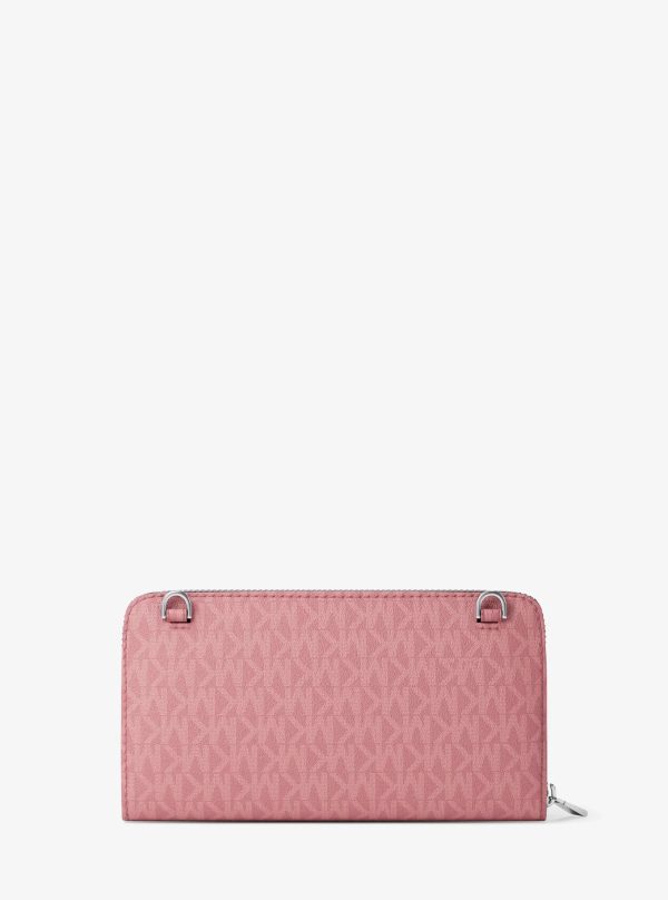 Michael Kors Jet Set Large Signature Logo Continental Crossbody Bag - Preorder