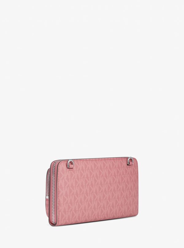 Michael Kors Jet Set Large Signature Logo Continental Crossbody Bag - Preorder