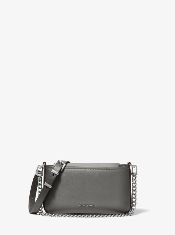 Michael Kors Bryant Small Burnished Leather Convertible Crossbody Bag - Preorder