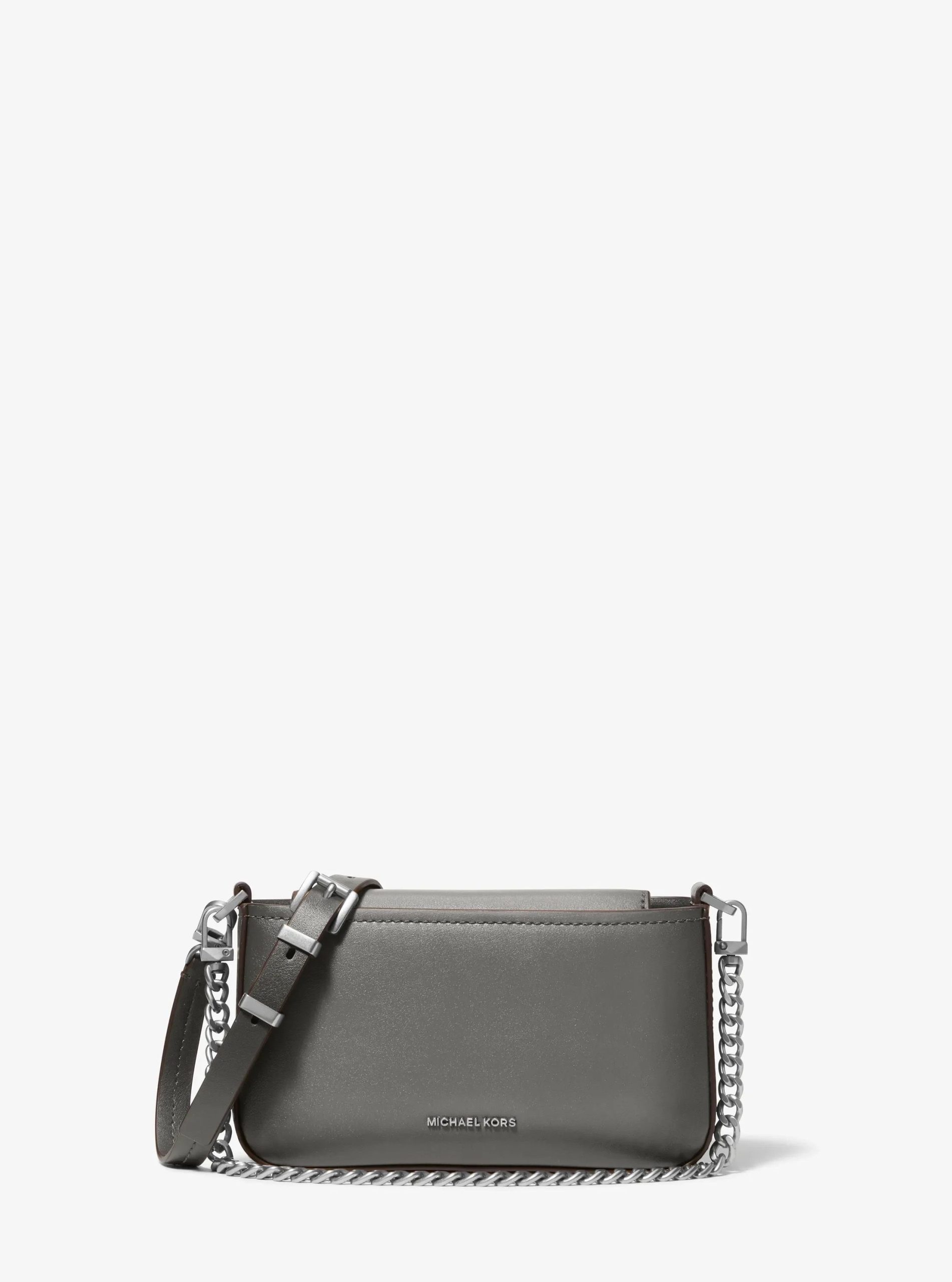 Michael Kors Bryant Small Burnished Leather Convertible Crossbody Bag - Preorder