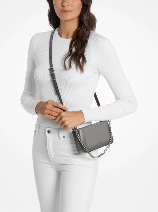 Michael Kors Bryant Small Burnished Leather Convertible Crossbody Bag - Preorder