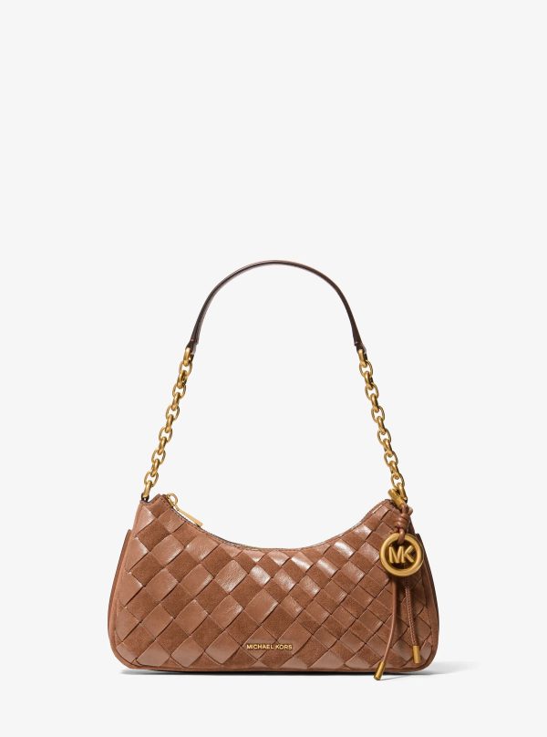 Michael Kors Nolita Medium Hand-Woven Leather Chain Pochette - Preorder