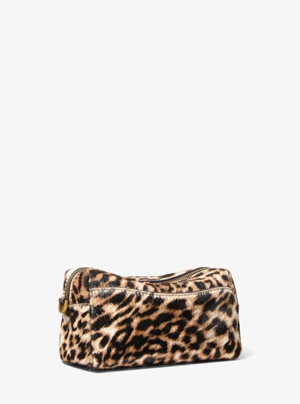 Michael Kors Bryant Small Leopard Print Calf Hair Convertible Crossbody Bag - Preorder