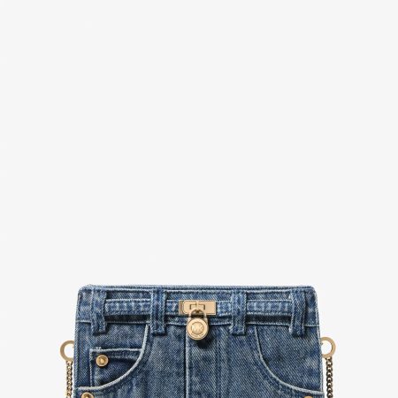 Michael Kors Hamilton Moderne Extra-Small Washed Denim Convertible Crossbody Bag - Preorder — Lt Vtblu Wsh