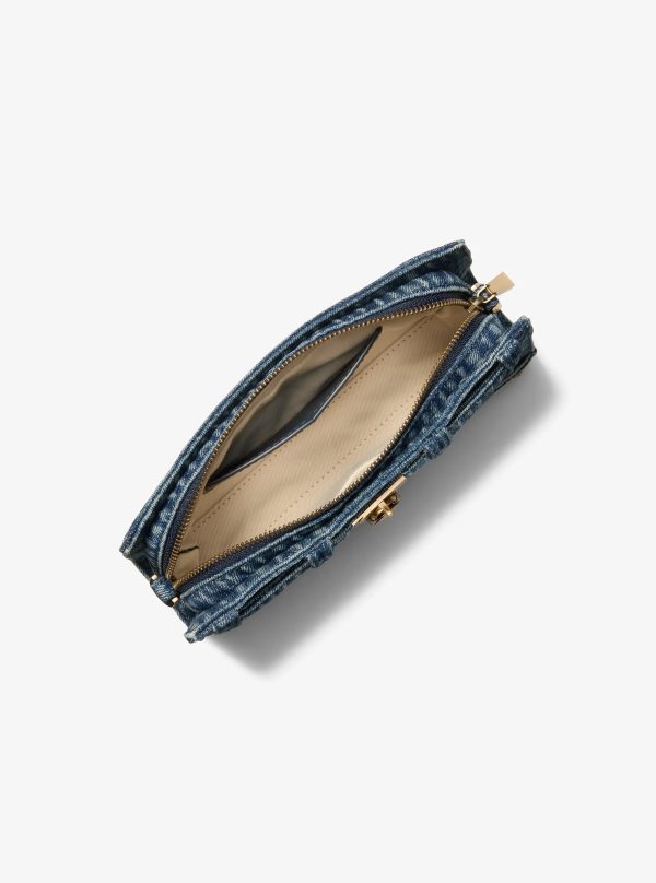 Michael Kors Hamilton Moderne Extra-Small Washed Denim Convertible Crossbody Bag - Preorder