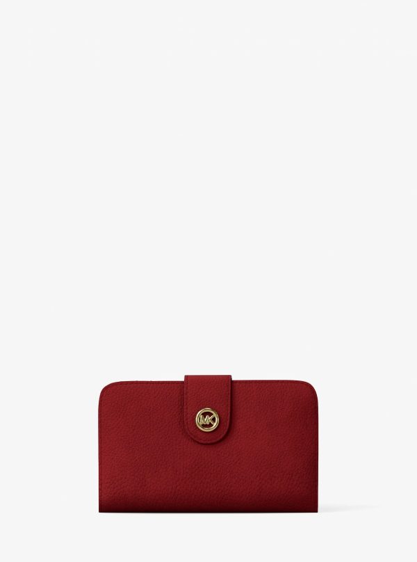 Michael Kors MK Pop Charm Medium Nubuck Wallet - Preorder