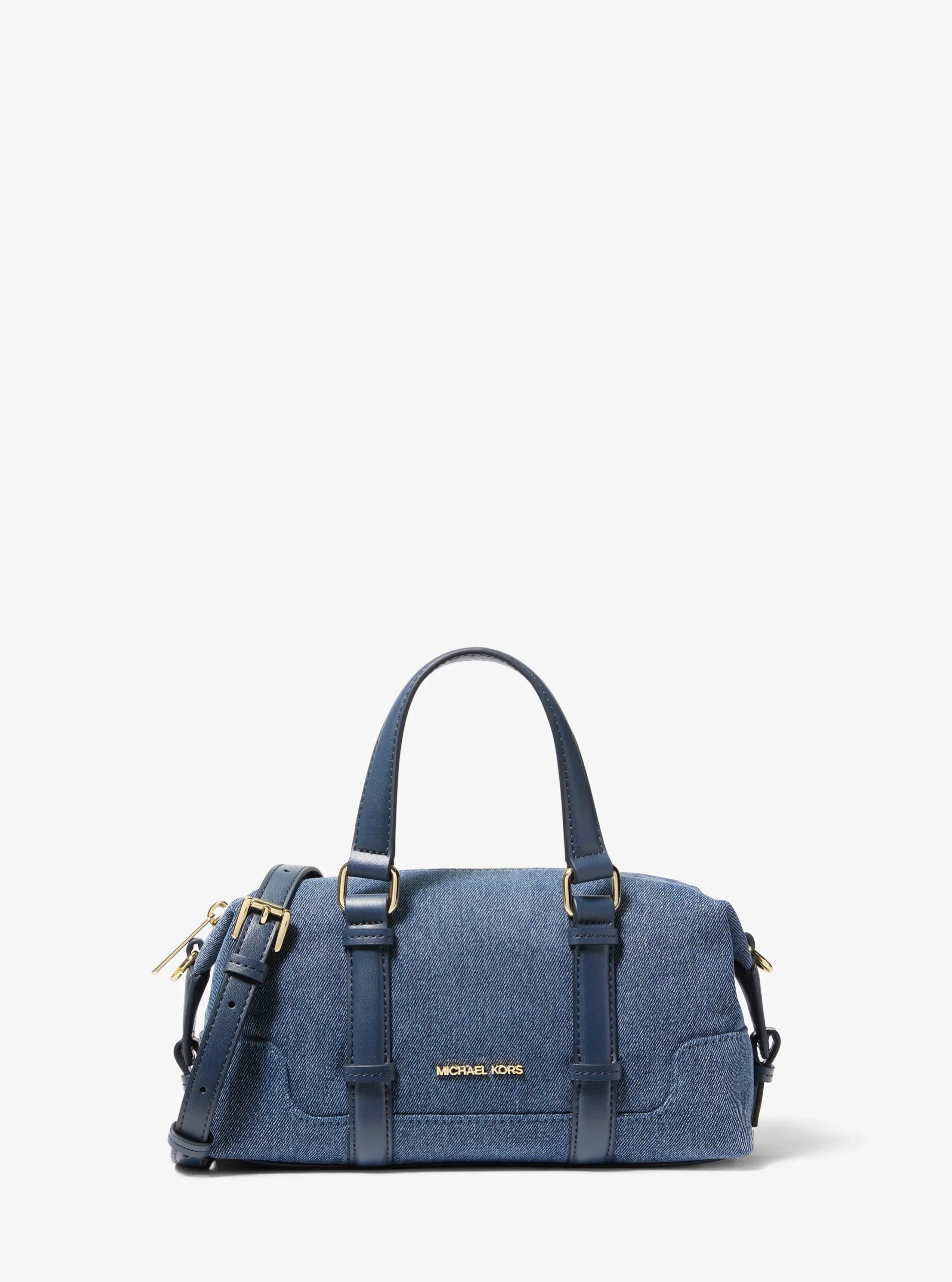 Michael Kors Teddi Extra-Small Washed Denim Slouchy Crossbody Bag - Preorder
