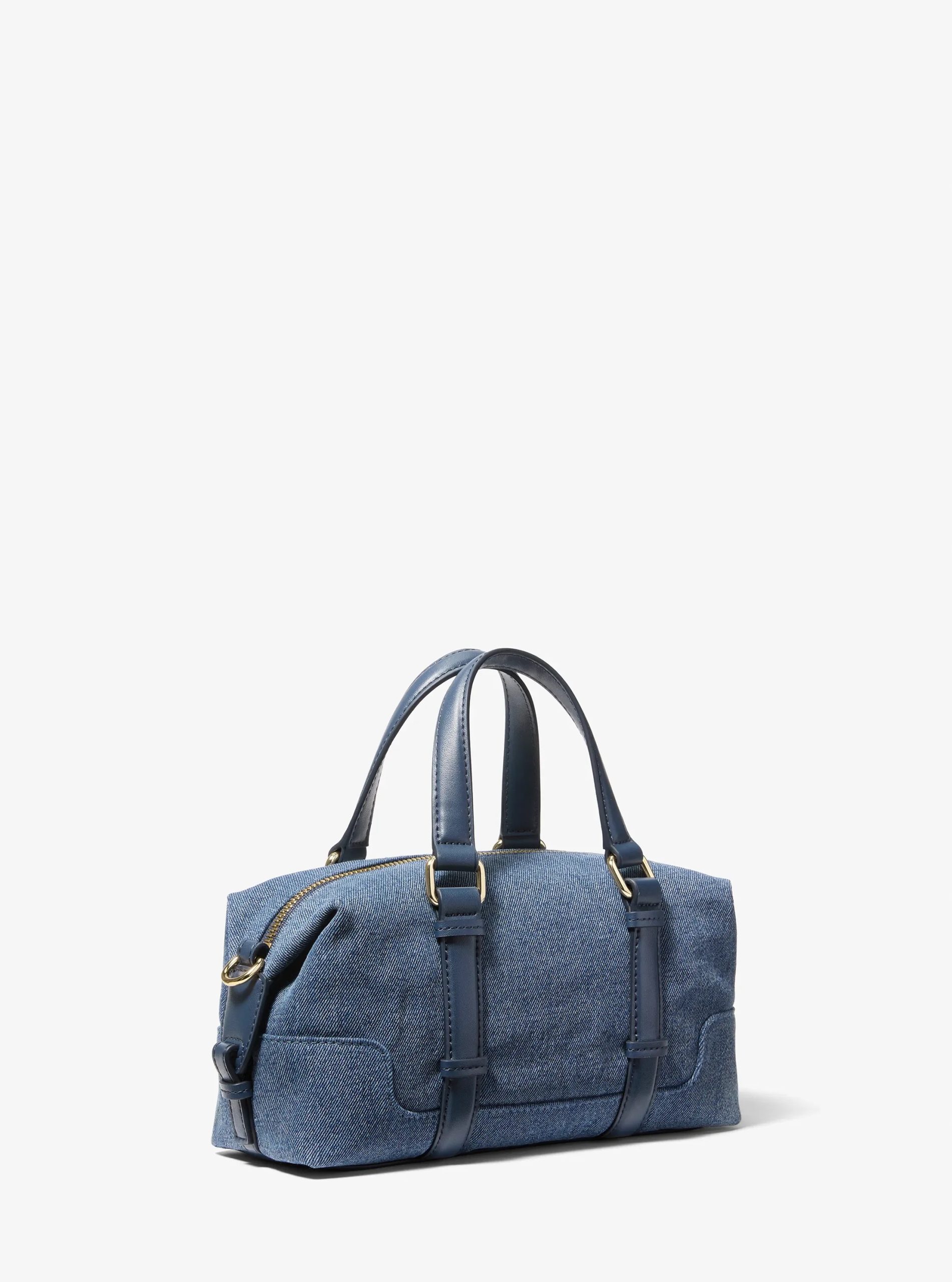 Michael Kors Teddi Extra-Small Washed Denim Slouchy Crossbody Bag - Preorder