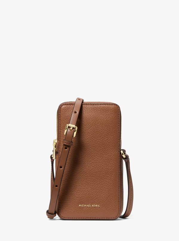 Michael Kors Jet Set Small Pebbled Leather Smartphone Crossbody Bag - Preorder