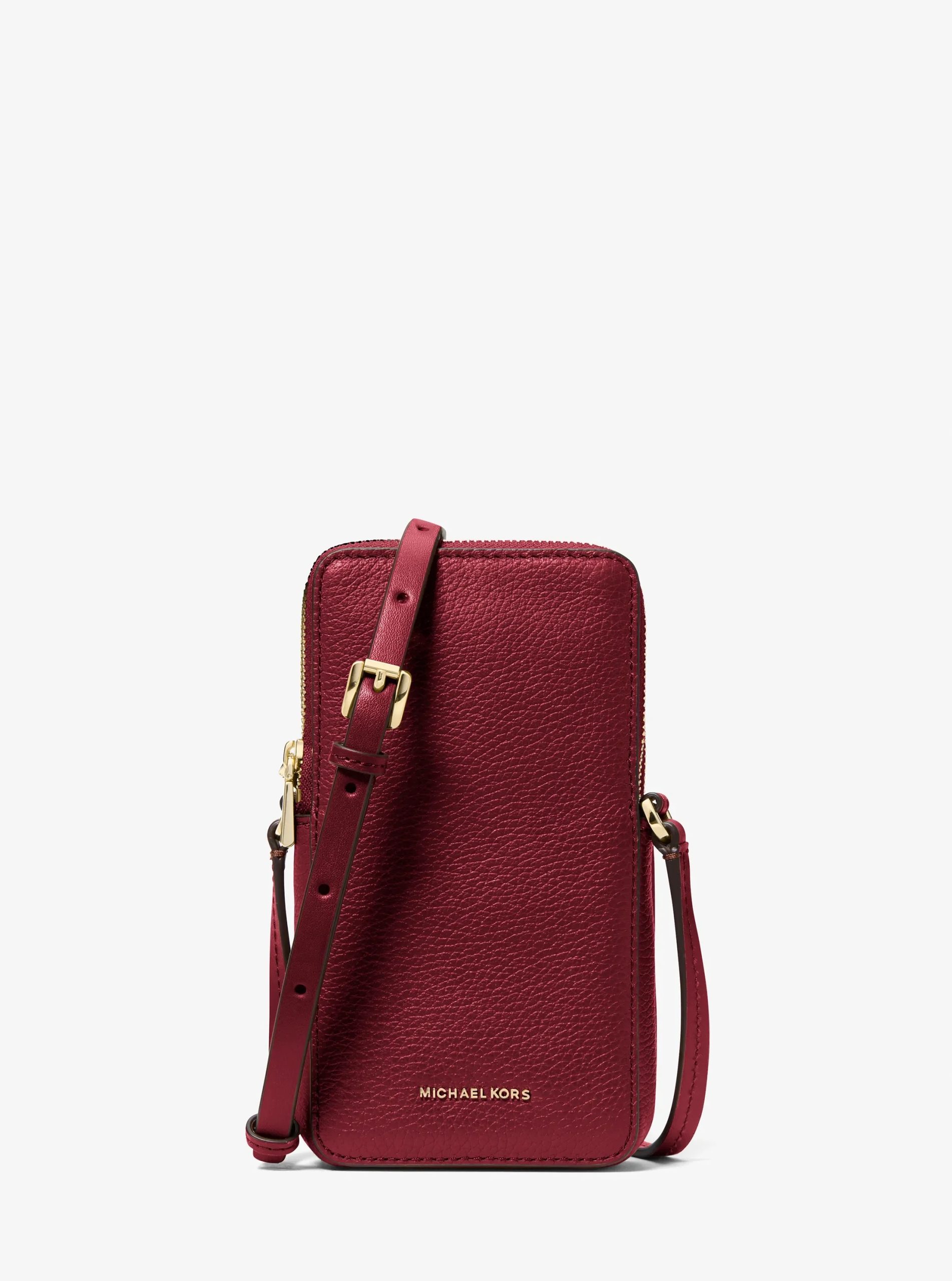 Michael Kors Jet Set Small Pebbled Leather Smartphone Crossbody Bag - Preorder