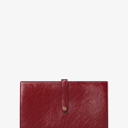 Michael Kors Jet Set Travel Large Wallet - Preorder — Deep Red