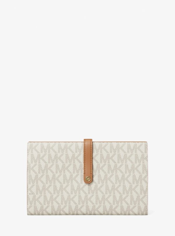 Michael Kors Jet Set Travel Large Signature Logo Wallet - Preorder