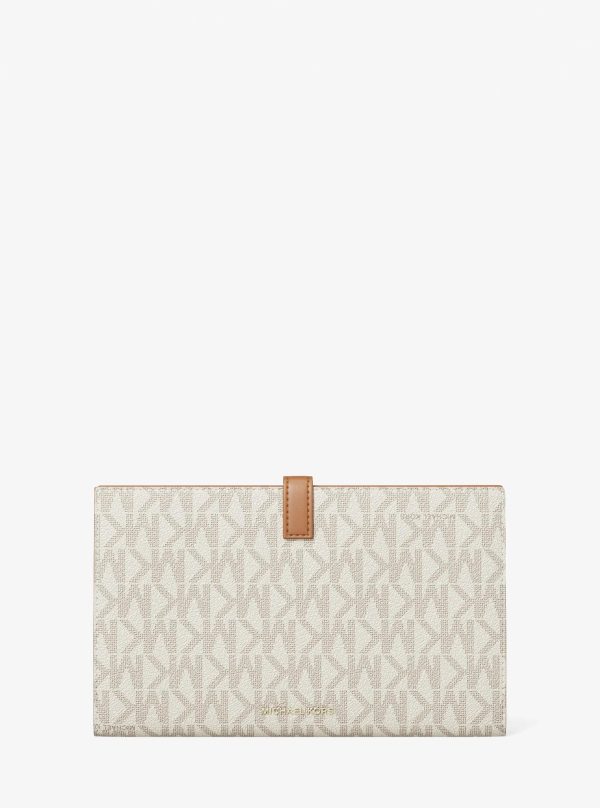 Michael Kors Jet Set Travel Large Signature Logo Wallet - Preorder