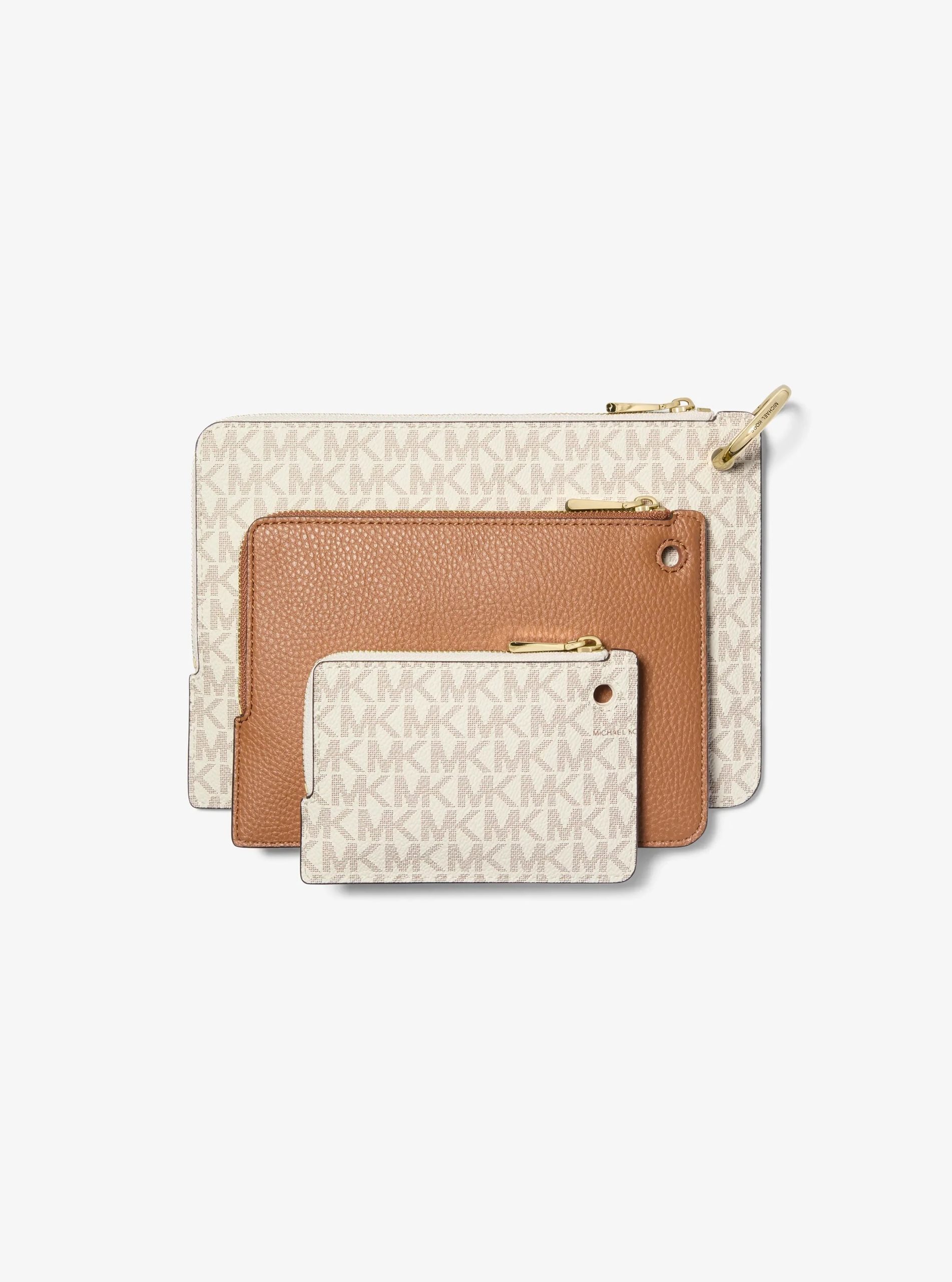 Michael Kors Jet Set 3-in-1 Smooth and Signature Logo Pouches - Preorder