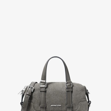 Michael Kors Teddi Extra-Small Washed Denim Crossbody Bag - Preorder — Graphite