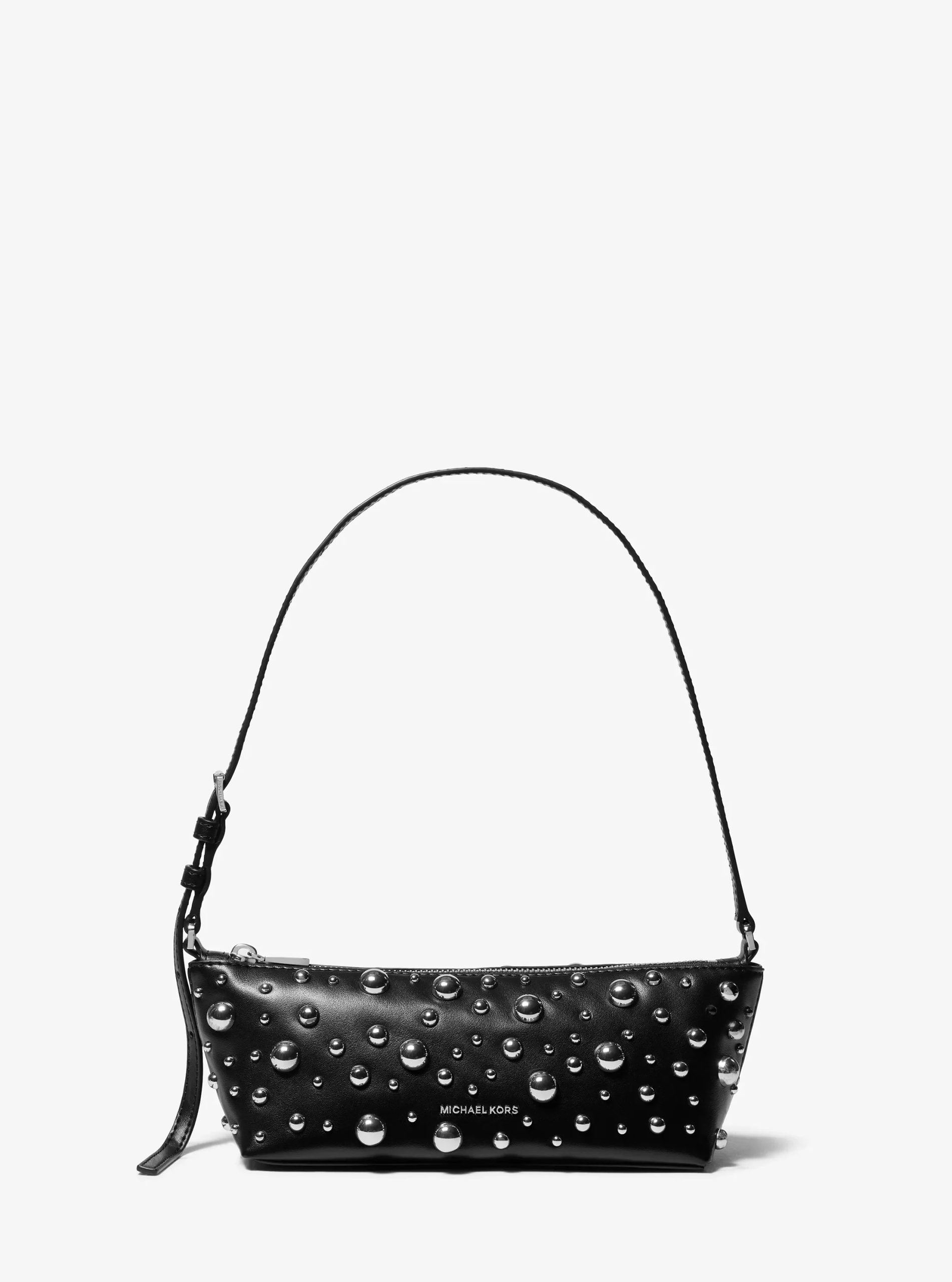 Michael Kors Laila Small Studded Satin Pochette - Preorder